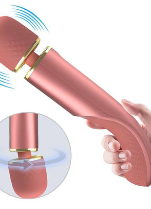 Vibrating Wand USB Silicone Pink
