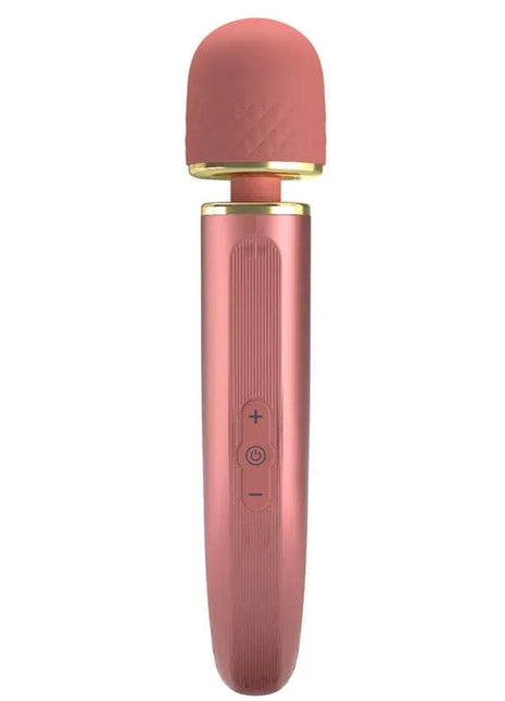 Vibrating Wand USB Silicone Pink