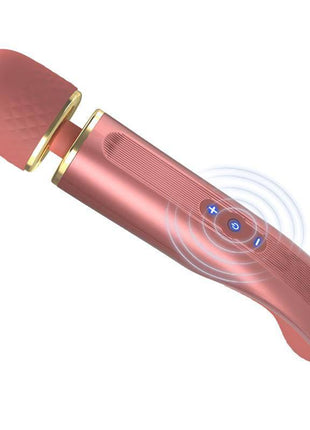 Vibrating Wand USB Silicone Pink