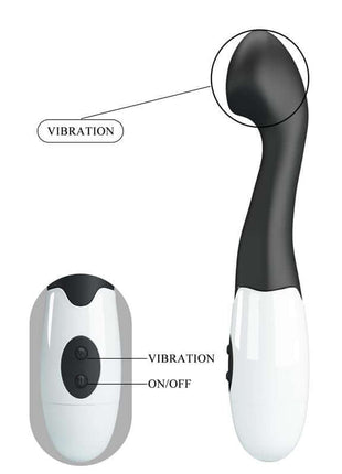 Vibrator Charles 30 functions Black