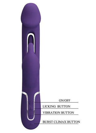 Vibrator with Licking Kampas