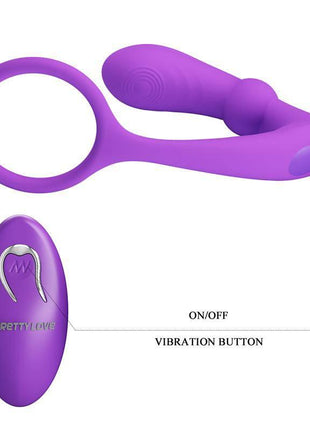 Warren Remote Vibrating Anal Plug and Penis Ring