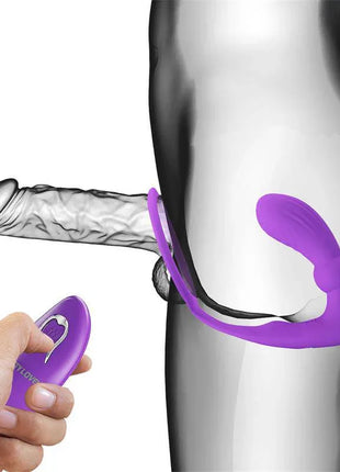 Warren Remote Vibrating Anal Plug and Penis Ring