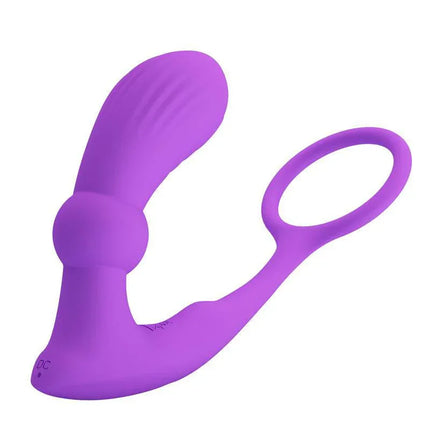 Warren Remote Vibrating Anal Plug and Penis Ring