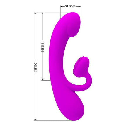 Waterproof Rabbit Vibrator with Silicone Texture
