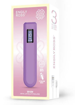 Whim Digital Display Vibrator Bullet 12.9 cm