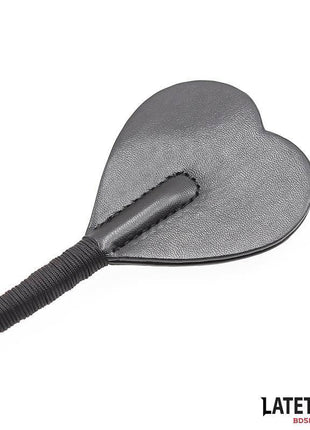 Whip with Heart Shape Black 60cm