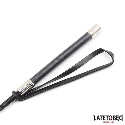 Whip with Heart Shape Black 60cm