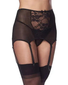 Wide Garter Belt with Stocking Black - Secretsextoys.store
