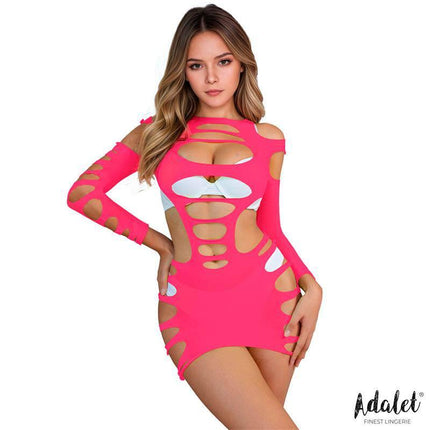 Willow Hollow-outDress Pink One Size