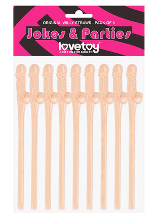 Willy Straws Pack of 9