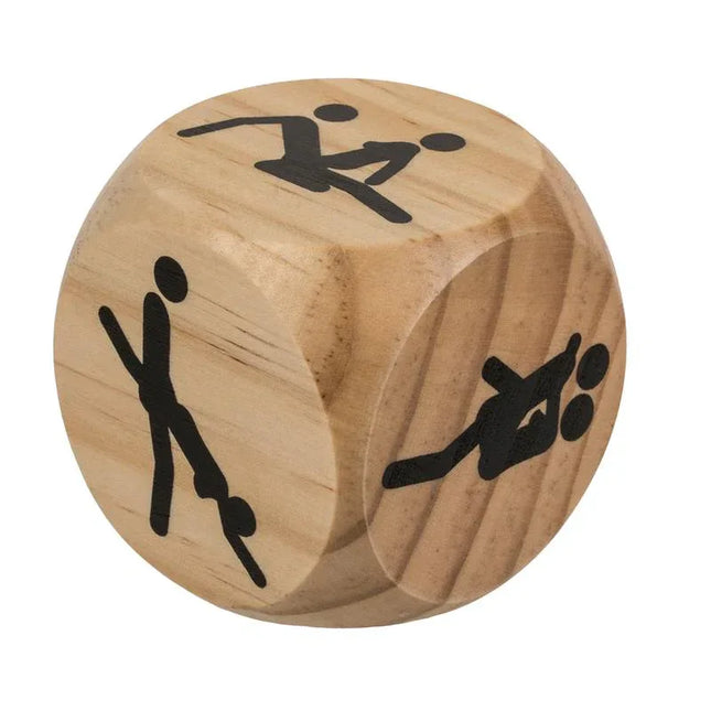Wooden Dice Kamasutra 6x6cm