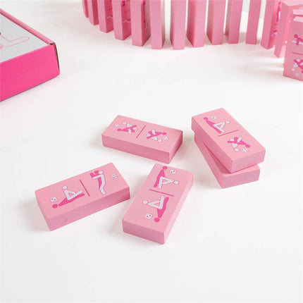 Wooden Game Kinky Domino Adult Themed