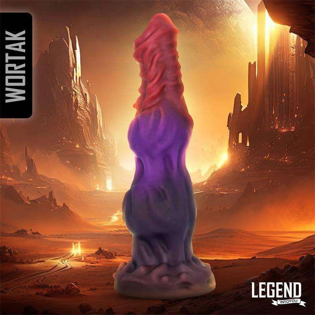 Vibrant liquid silicone dildo 24.8 cm with suction cup base for hands-free use