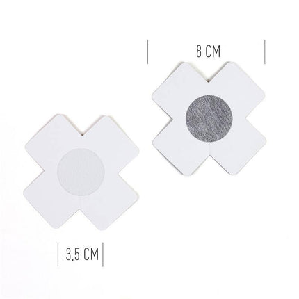 Wow Boobs! Nipple Covers Cross Shapped Holografic