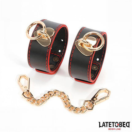 Wrist Cuff with Golden Chain