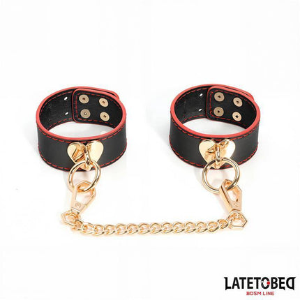 Wrist Cuff with Golden Chain