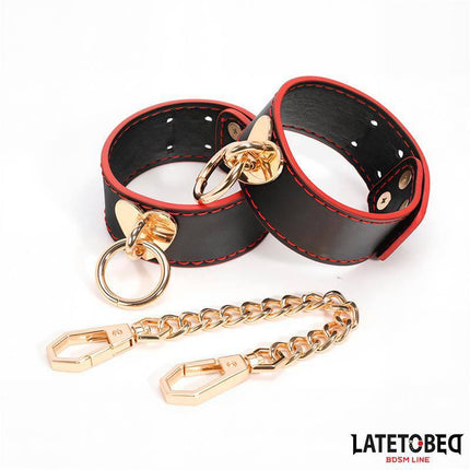 Wrist Cuff with Golden Chain