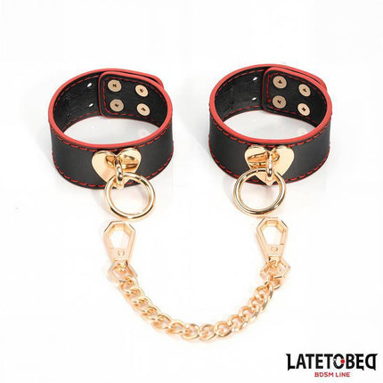 Wrist Cuff with Golden Chain