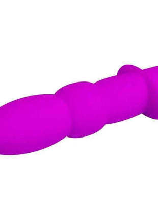 Wyatt Butt Plug pink silicone with 10 vibrating functions and ergonomic waterproof design