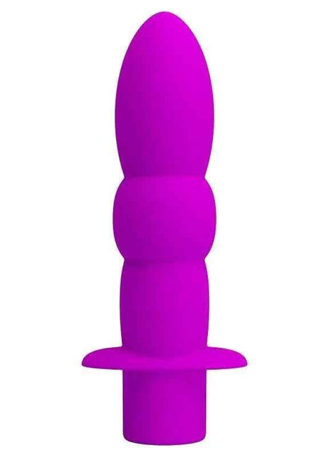 Wyatt Butt Plug in pink with 10 vibrating functions, ergonomic silicone design, waterproof and USB rechargeable