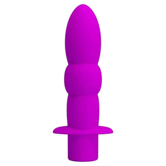 Wyatt Butt Plug in pink with 10 vibrating functions, ergonomic silicone design, waterproof and USB rechargeable