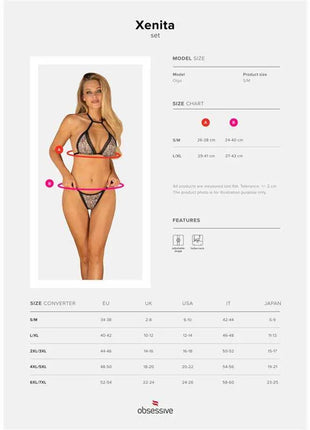 Xenita Bra Set with Thong