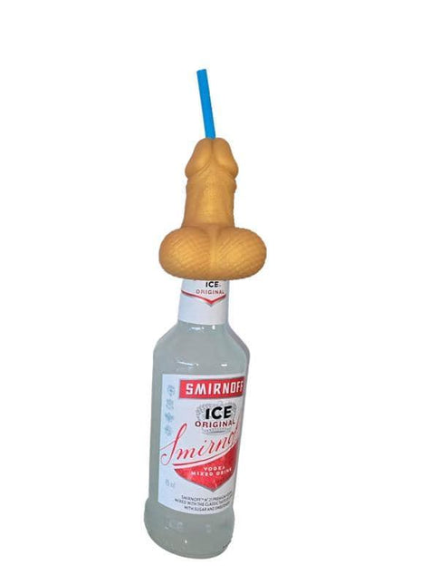 XXL Penis-Shaped Straw for 360 ml Bottle Gold Edition