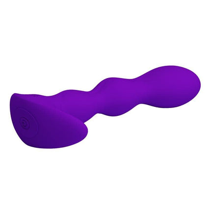 Yale Butt Plug with Vibration Purple