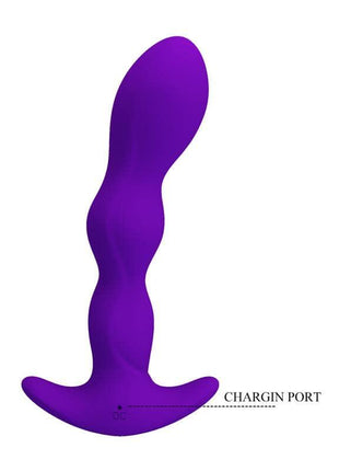 Yale Butt Plug with Vibration Purple