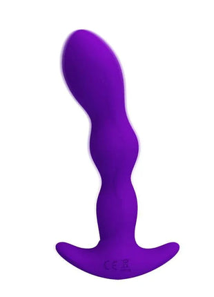 Yale Butt Plug with Vibration Purple