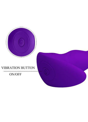 Yale Butt Plug with Vibration Purple